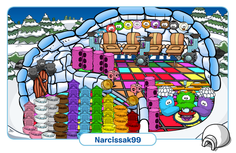 Make your own penguin playercard/ igloo.